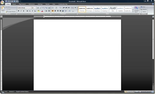 Black Theme of MS Word